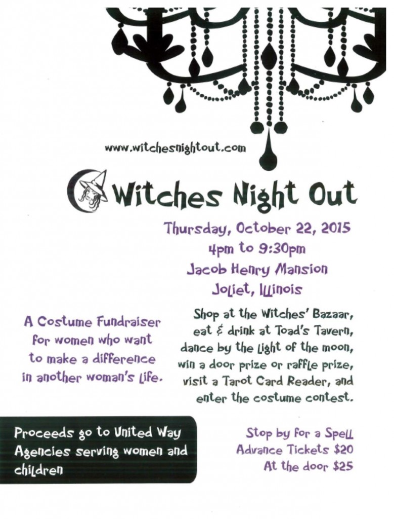flyer - Witches Night Out Oct 20, 2015