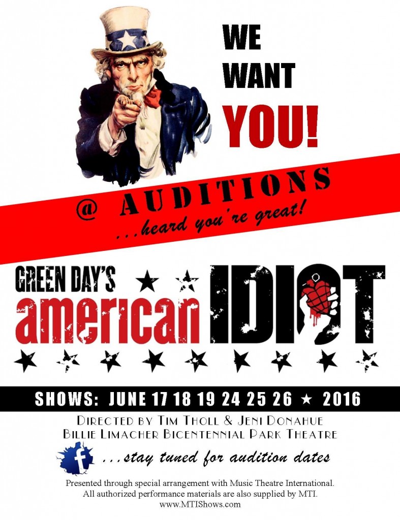 auditions...soon - flyer