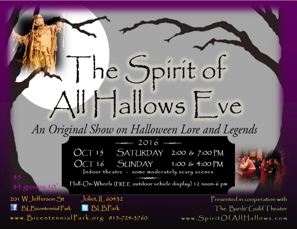 2016 SPIRIT of ALL HALLOWS EVE show Oct 18 & 19