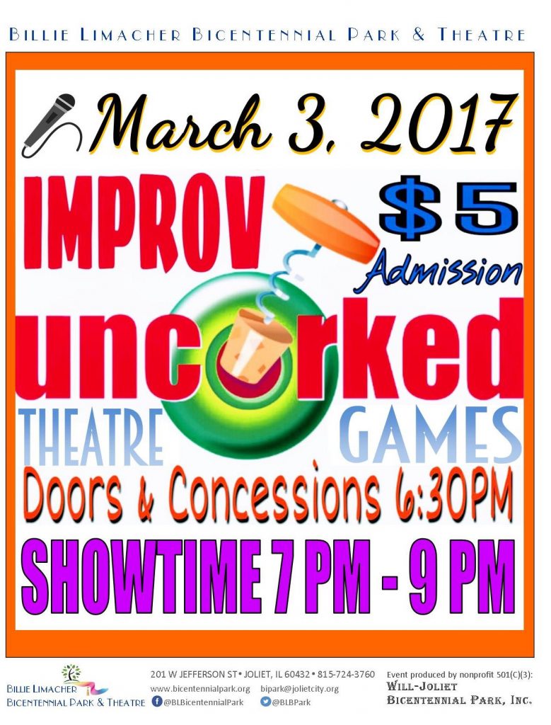 2017 Improv Uncorked - Mar 3 Bicentennial Park Theatre
