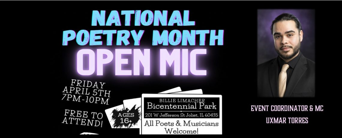 National Poetry Open Mic – April 5, 2024